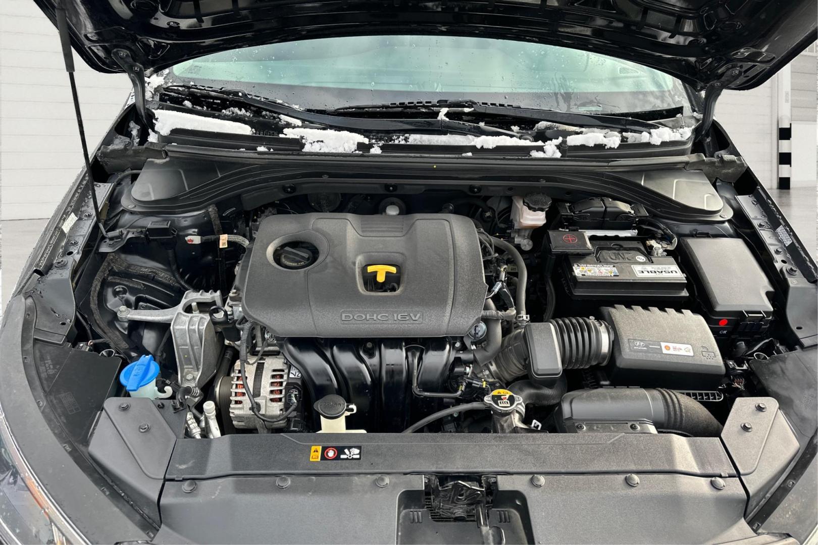 2019 Black Hyundai Elantra SE 6AT (KMHD74LF7KU) with an 1.8L L4 DOHC 16V engine, 6A transmission, located at 7755 State Street, Midvale, UT, 84047, (801) 753-9063, 40.610329, -111.890656 - Photo#10