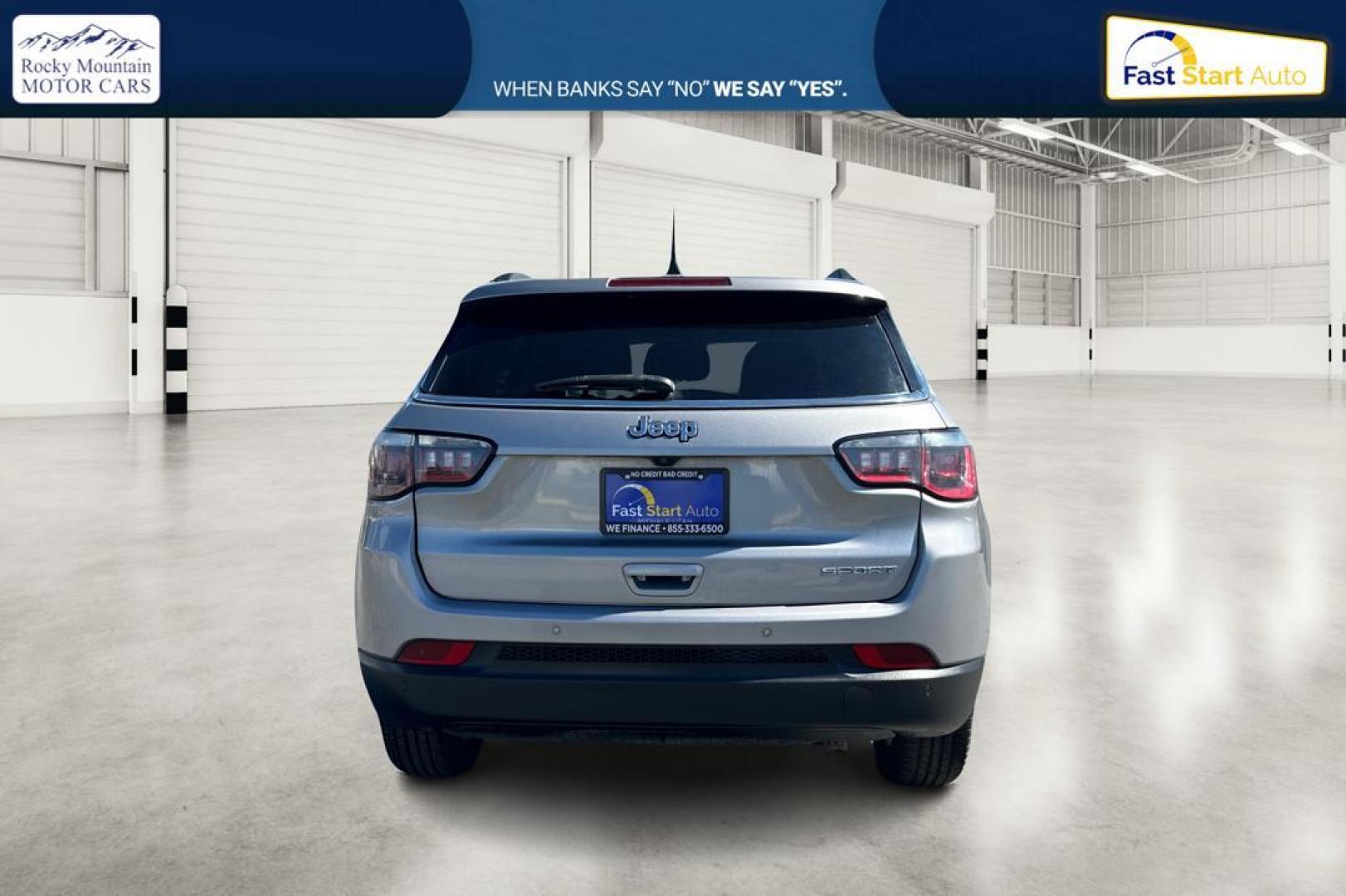 2019 Silver Jeep Compass Sport FWD (3C4NJCAB8KT) with an 2.4L L4 DOHC 16V engine, Automatic, 9-Spd transmission, located at 7755 State Street, Midvale, UT, 84047, (801) 753-9063, 40.610329, -111.890656 - Photo#3