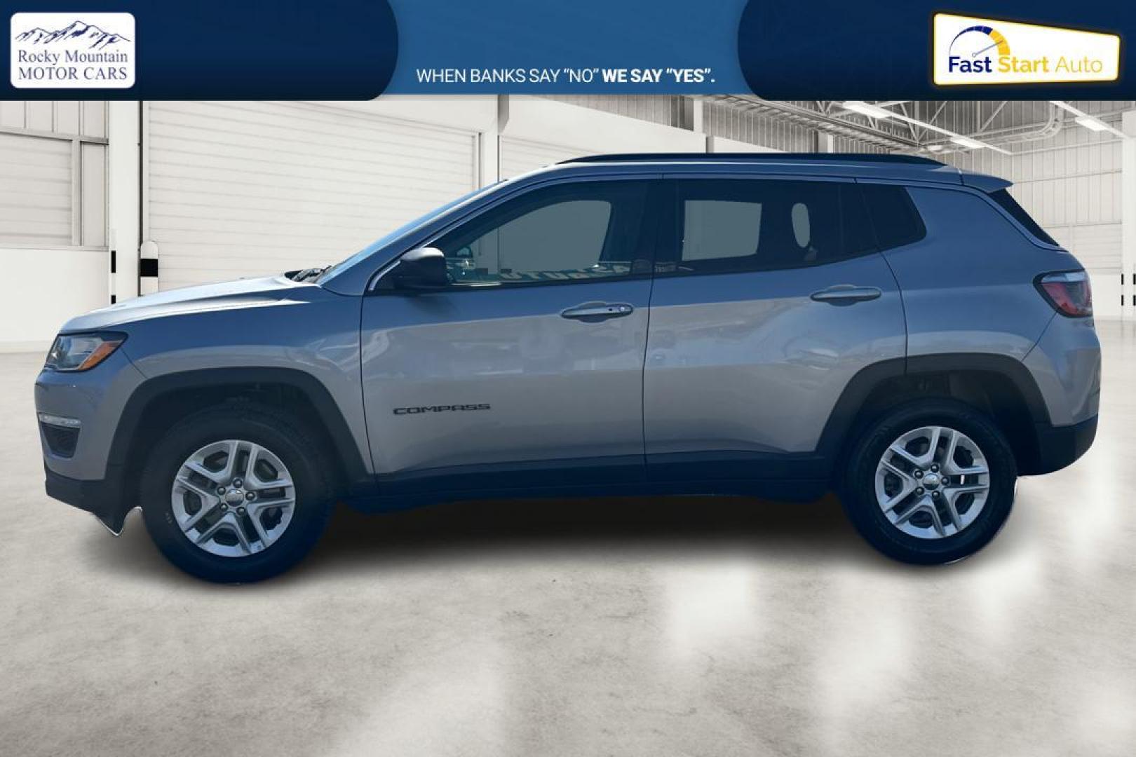 2019 Silver Jeep Compass Sport FWD (3C4NJCAB8KT) with an 2.4L L4 DOHC 16V engine, Automatic, 9-Spd transmission, located at 7755 State Street, Midvale, UT, 84047, (801) 753-9063, 40.610329, -111.890656 - Photo#5