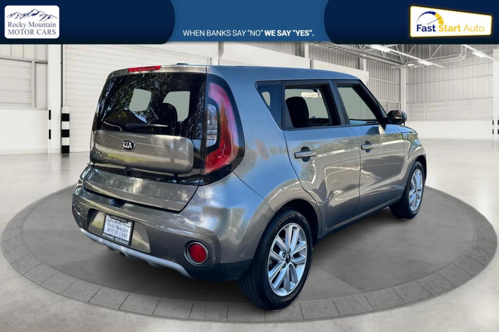 2019 Gray Kia Soul + (KNDJP3A52K7) with an 2.0L L4 DOHC 16V engine, 6A transmission, located at 767 S State Road, Pleasant Grove, UT, 84062, (801) 785-1058, 40.354839, -111.736687 - Photo#2