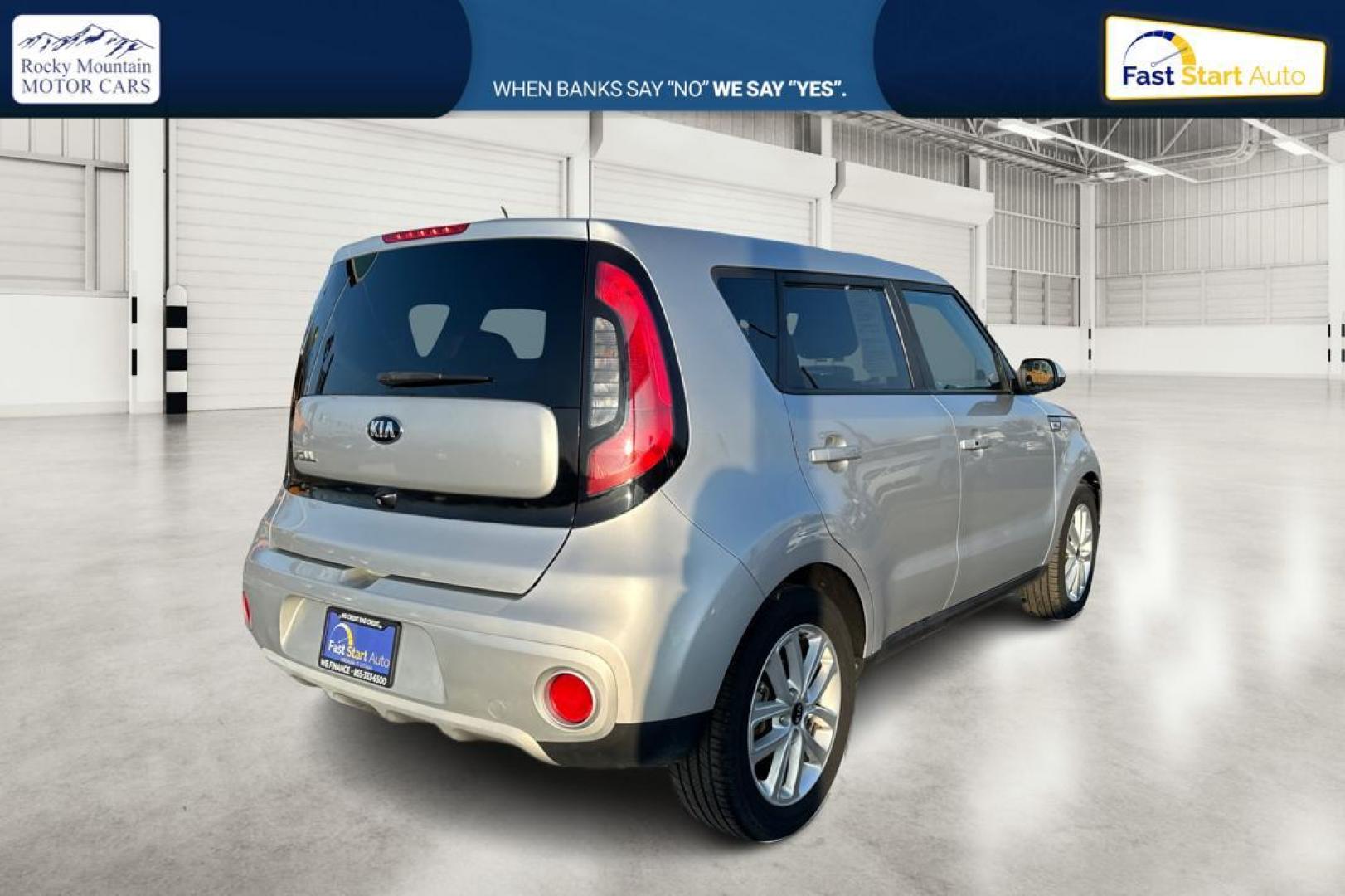 2019 Silver Kia Soul + (KNDJP3A51K7) with an 2.0L L4 DOHC 16V engine, 6A transmission, located at 7755 State Street, Midvale, UT, 84047, (801) 753-9063, 40.610329, -111.890656 - Photo#2