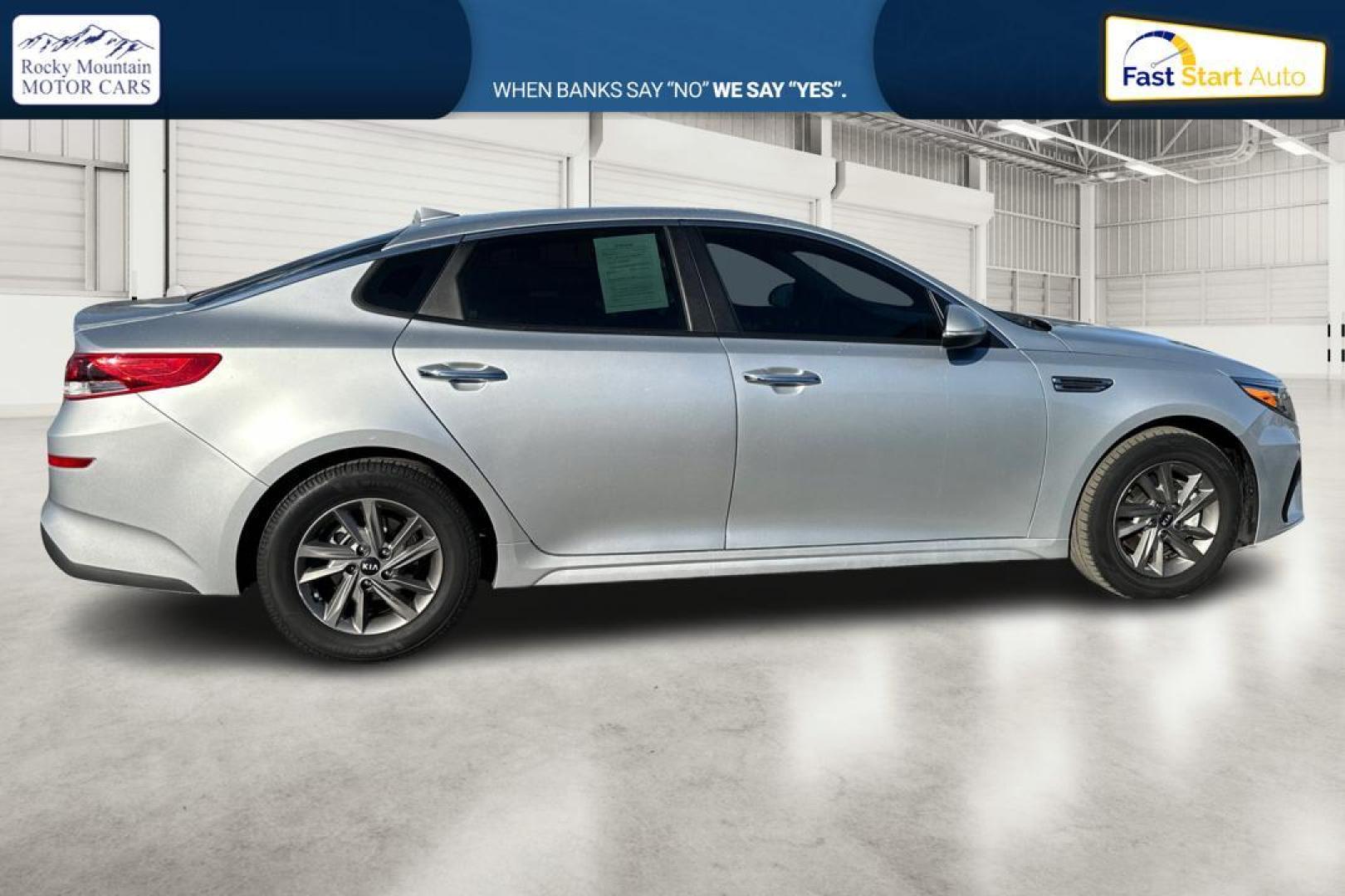 2020 Silver Kia Optima LX (5XXGT4L35LG) with an 2.4L L4 DOHC 16V engine, 6A transmission, located at 7755 State Street, Midvale, UT, 84047, (801) 753-9063, 40.610329, -111.890656 - Photo#1