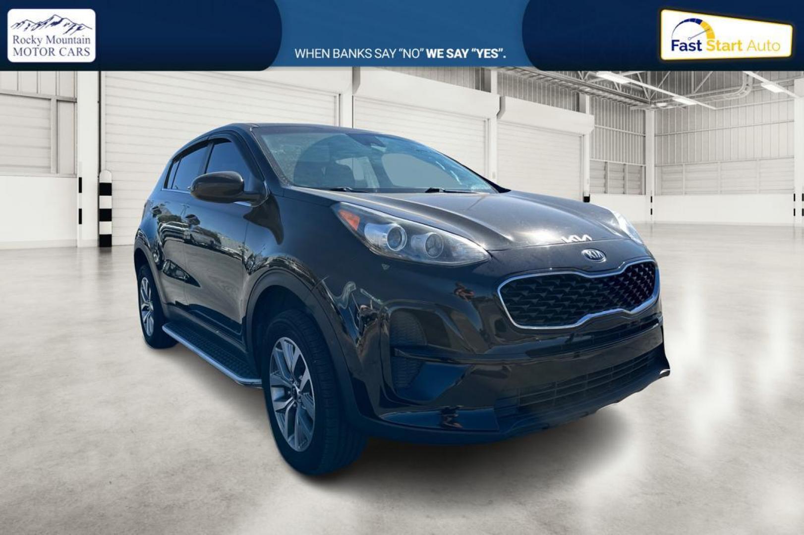 2020 Black Kia Sportage LX FWD (KNDPM3AC5L7) with an 2.4L V6 DOHC 24V engine, 6A transmission, located at 7755 State Street, Midvale, UT, 84047, (801) 753-9063, 40.610329, -111.890656 - Photo#0