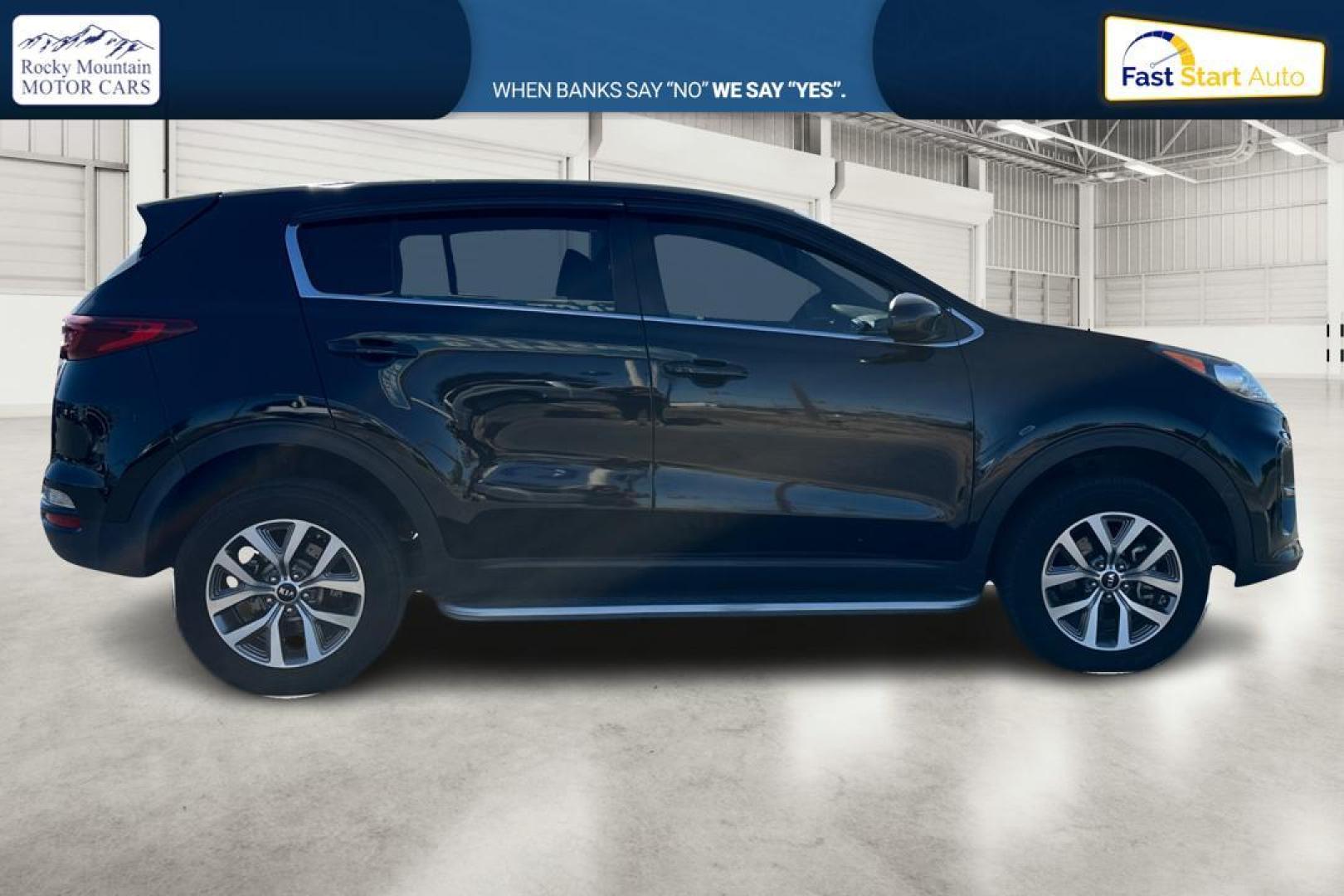 2020 Black Kia Sportage LX FWD (KNDPM3AC5L7) with an 2.4L V6 DOHC 24V engine, 6A transmission, located at 7755 State Street, Midvale, UT, 84047, (801) 753-9063, 40.610329, -111.890656 - Photo#1