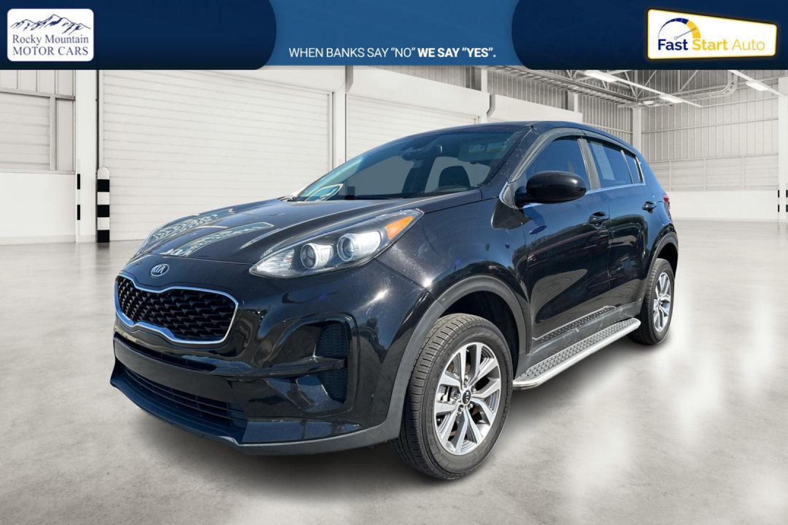 2020 Black Kia Sportage LX FWD (KNDPM3AC5L7) with an 2.4L V6 DOHC 24V engine, 6A transmission, located at 7755 State Street, Midvale, UT, 84047, (801) 753-9063, 40.610329, -111.890656 - Photo#6
