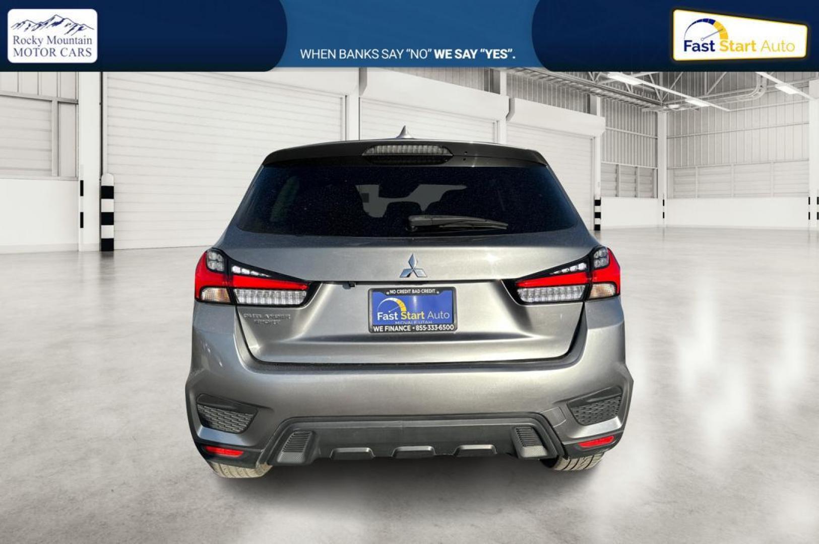 2020 Gray Mitsubishi Outlander Sport 2.0 ES 4WD (JA4ARUAU3MU) with an 2.0L L4 DOHC 16V engine, CVT transmission, located at 767 S State Road, Pleasant Grove, UT, 84062, (801) 785-1058, 40.354839, -111.736687 - Photo#4
