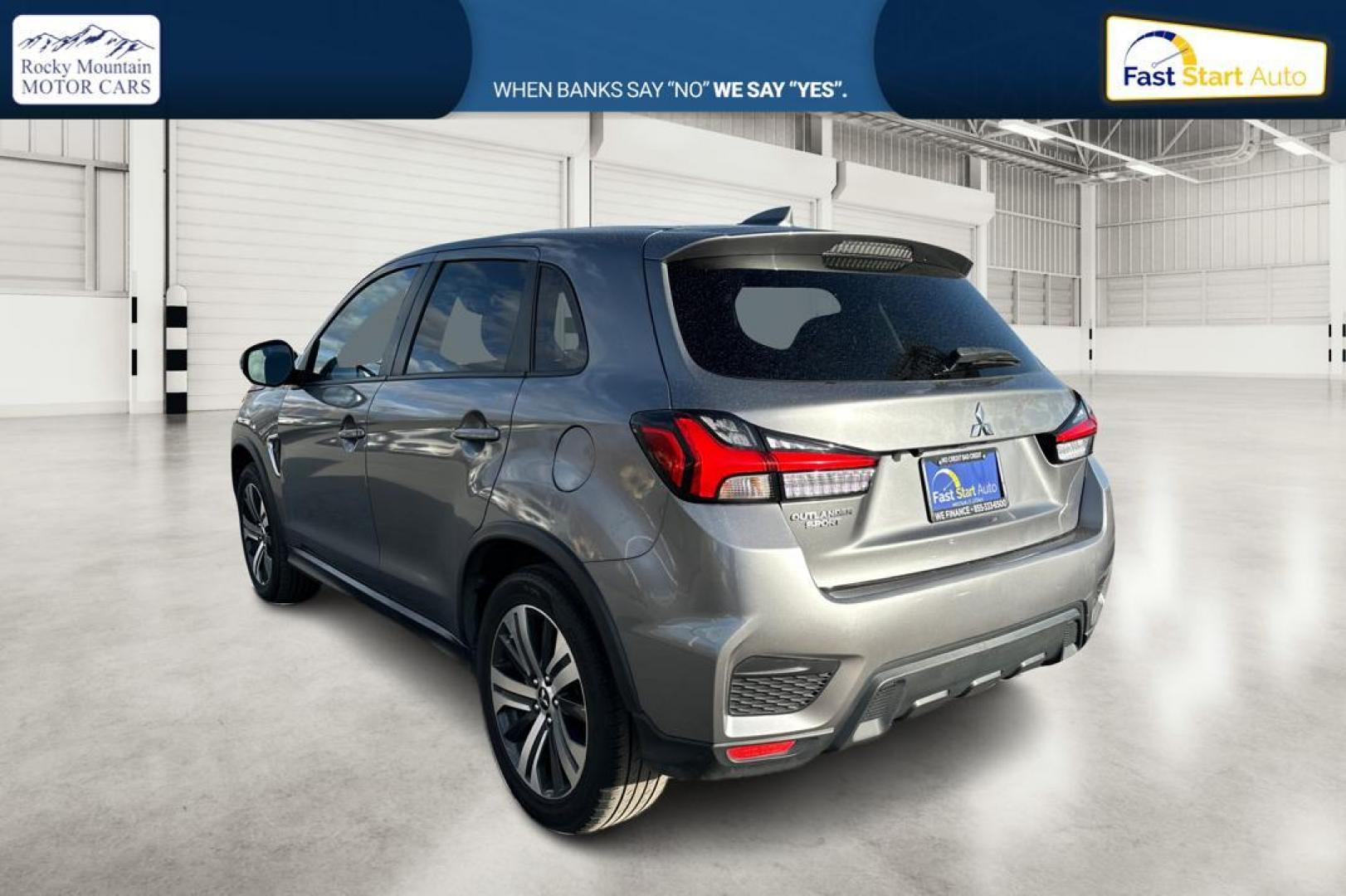 2020 Gray Mitsubishi Outlander Sport 2.0 ES 4WD (JA4ARUAU3MU) with an 2.0L L4 DOHC 16V engine, CVT transmission, located at 767 S State Road, Pleasant Grove, UT, 84062, (801) 785-1058, 40.354839, -111.736687 - Photo#5