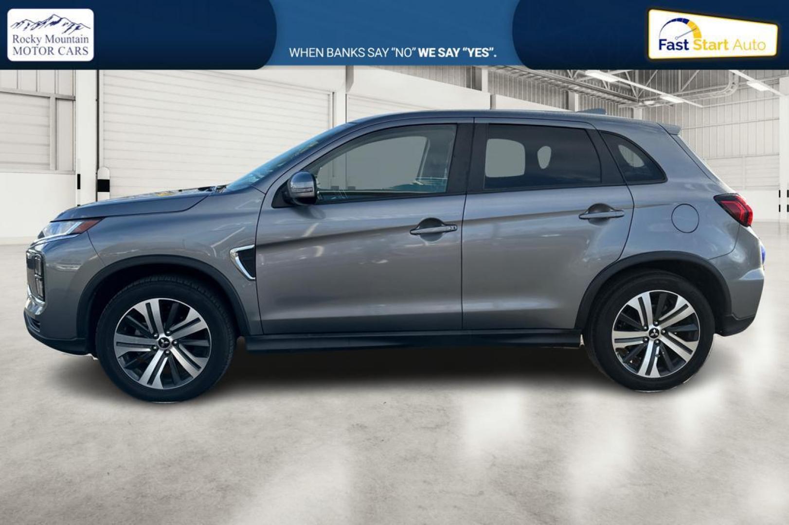 2020 Gray Mitsubishi Outlander Sport 2.0 ES 4WD (JA4ARUAU3MU) with an 2.0L L4 DOHC 16V engine, CVT transmission, located at 767 S State Road, Pleasant Grove, UT, 84062, (801) 785-1058, 40.354839, -111.736687 - Photo#6